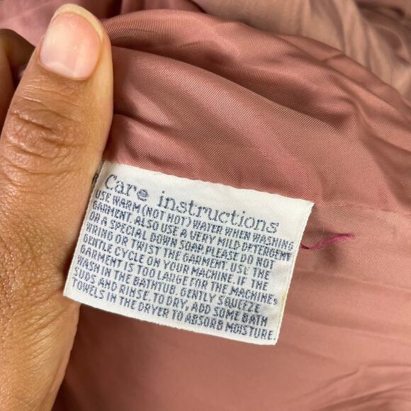 Vintage Mulberry‎ Street Parka Coat Pink Size 7/8 - Picture 6 of 9